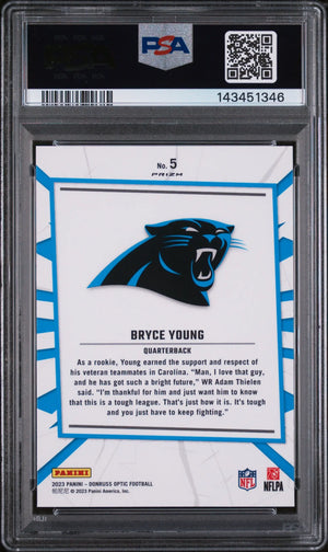 2023 Panini Donruss Optic My House! Rookie Bryce Young RC PSA 10 