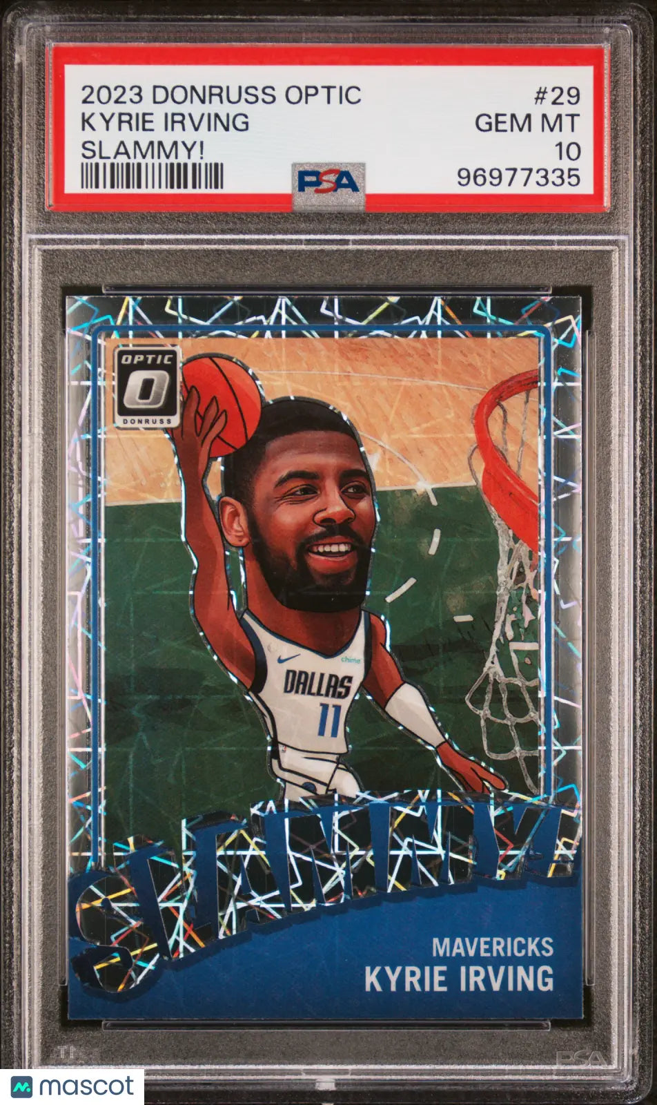 2023 Panini Donruss Optic Slammy! Kyrie Irving #29 PSA 10 