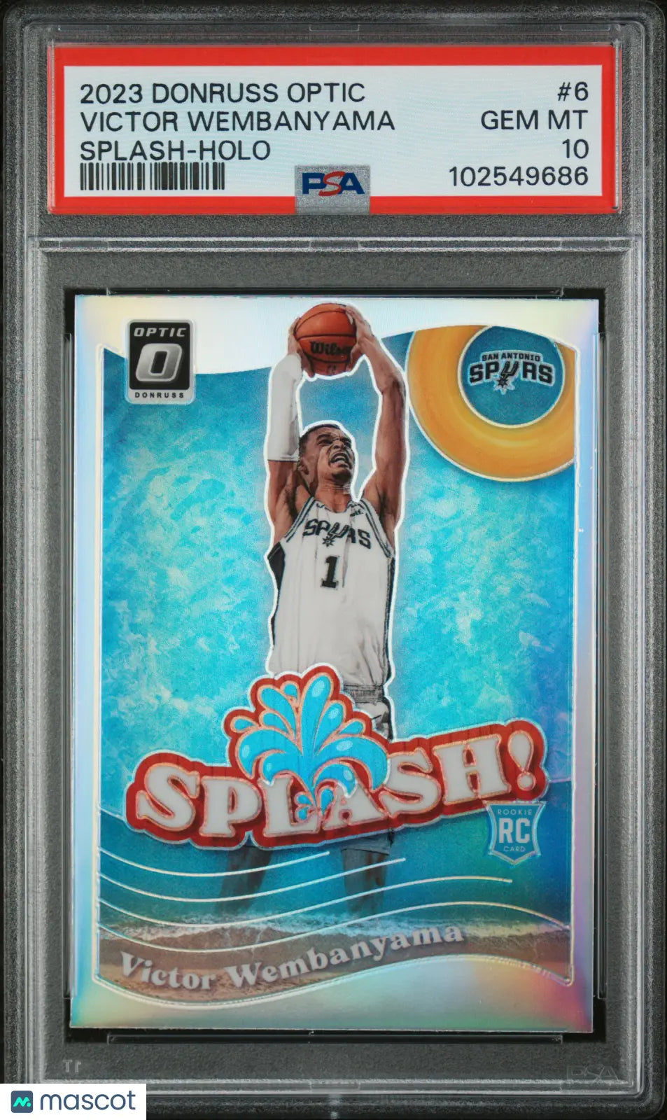OPTIC 温かっ VICTOR WEMBANYAMA PSA10