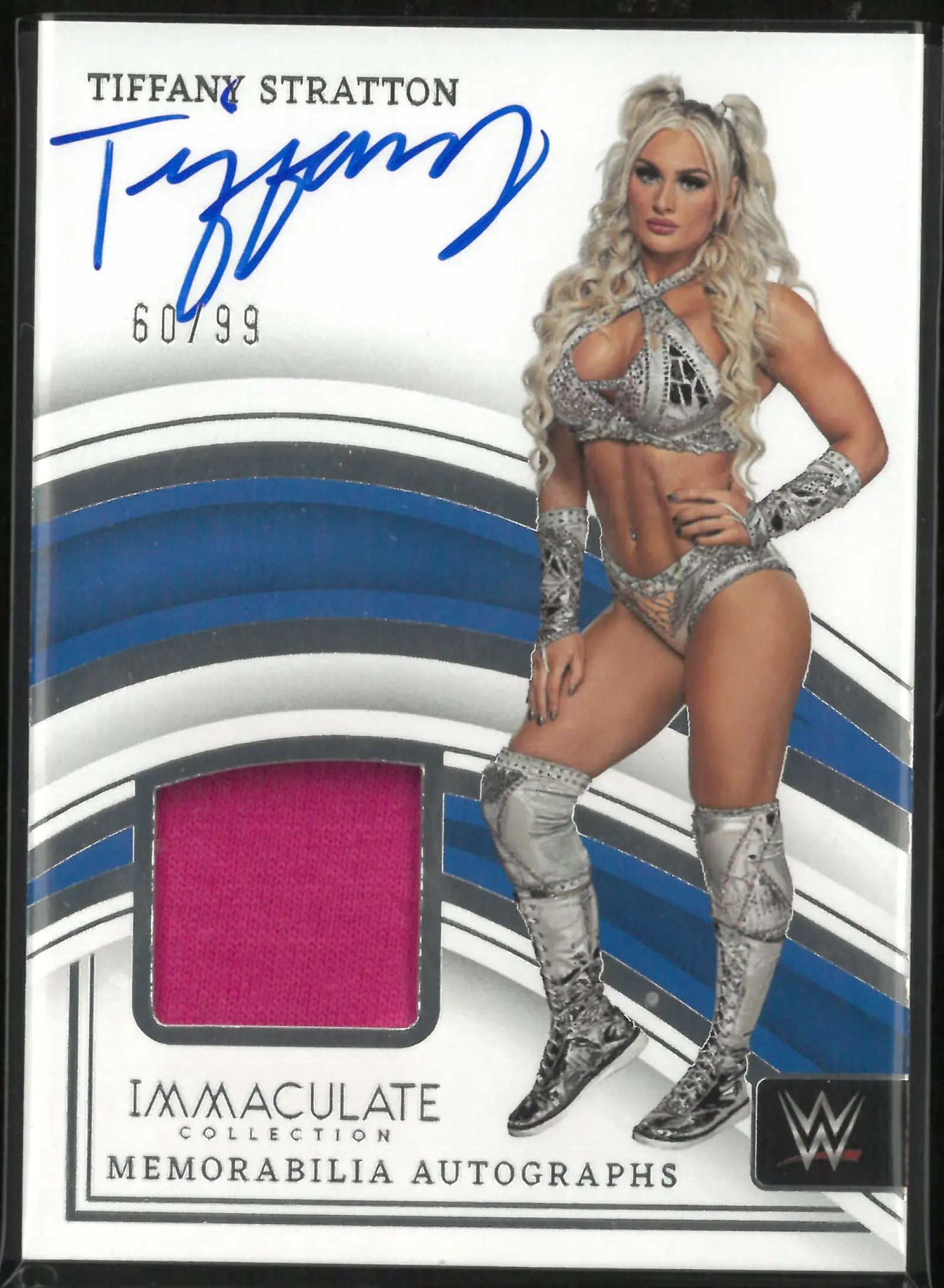 2023 Panini Immaculate Collection SmackDown Tiffany Stratton Patch Blue /99 