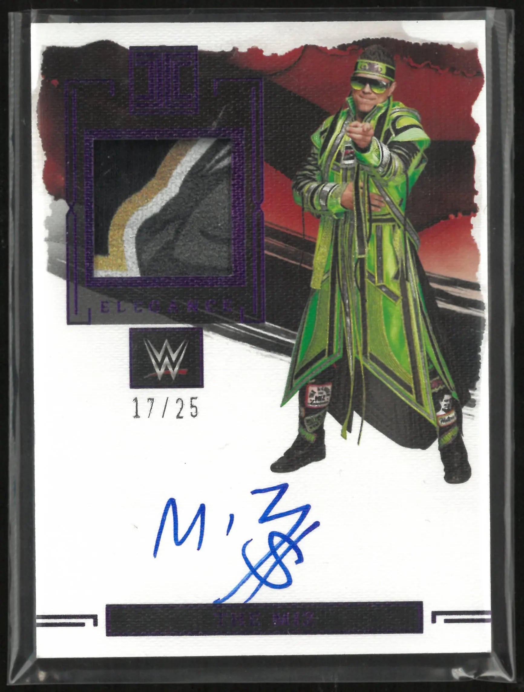 2023 Panini Impeccable WWE Elegance The Miz Autograph Auto /25 