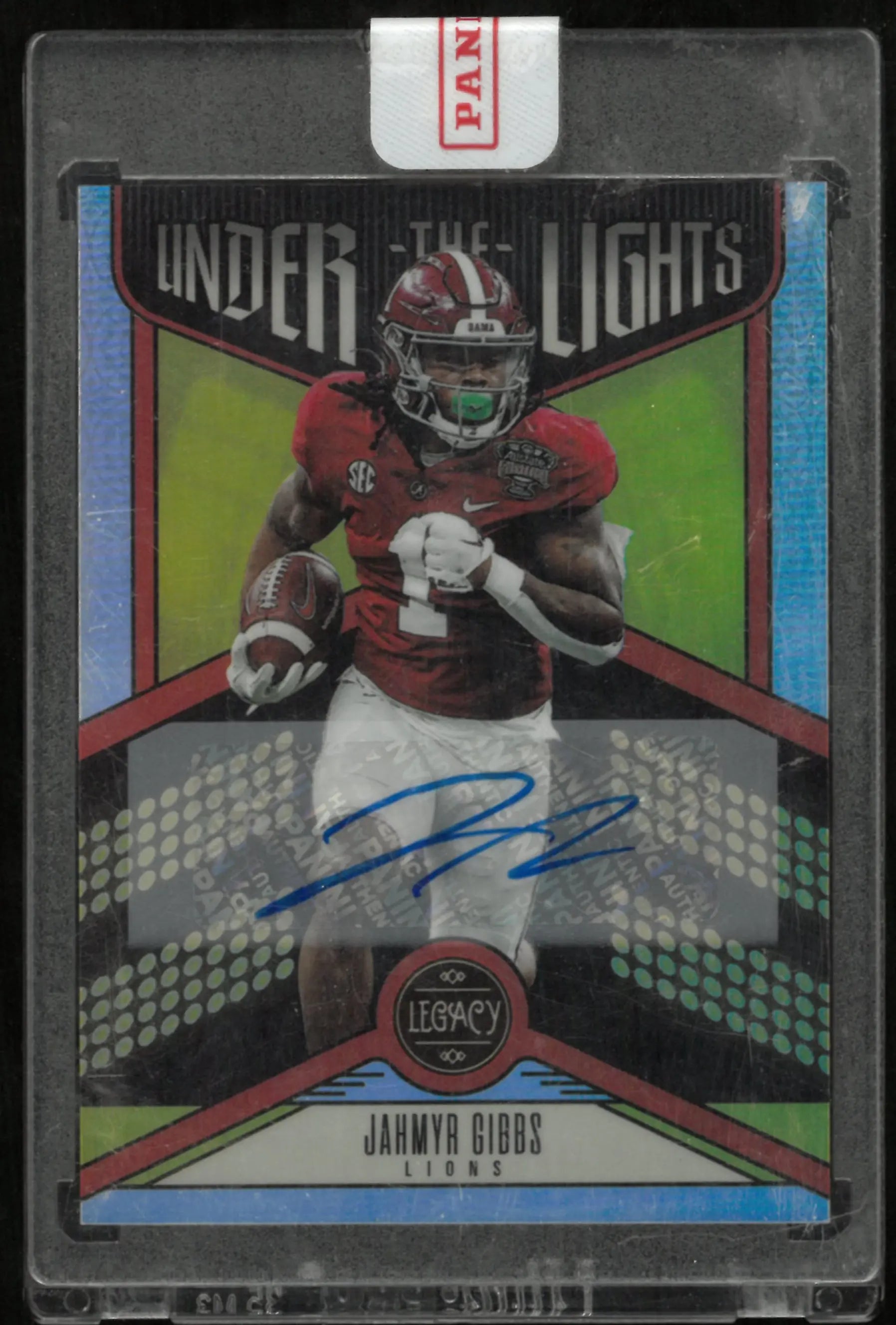 2023 Panini Legacy Under The Lights Jahmyr Gibbs Autograph 