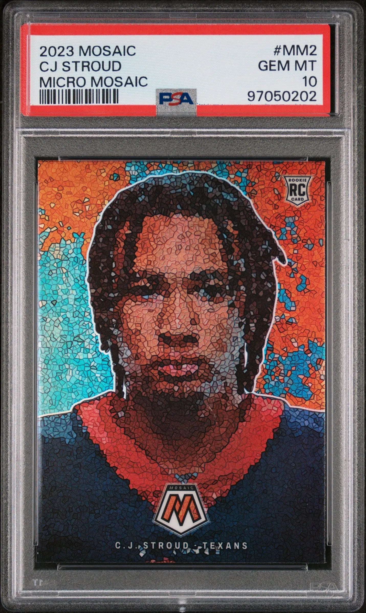 2023 Panini Mosaic Micro Mosaic Rookie Cj Stroud RC PSA 10 