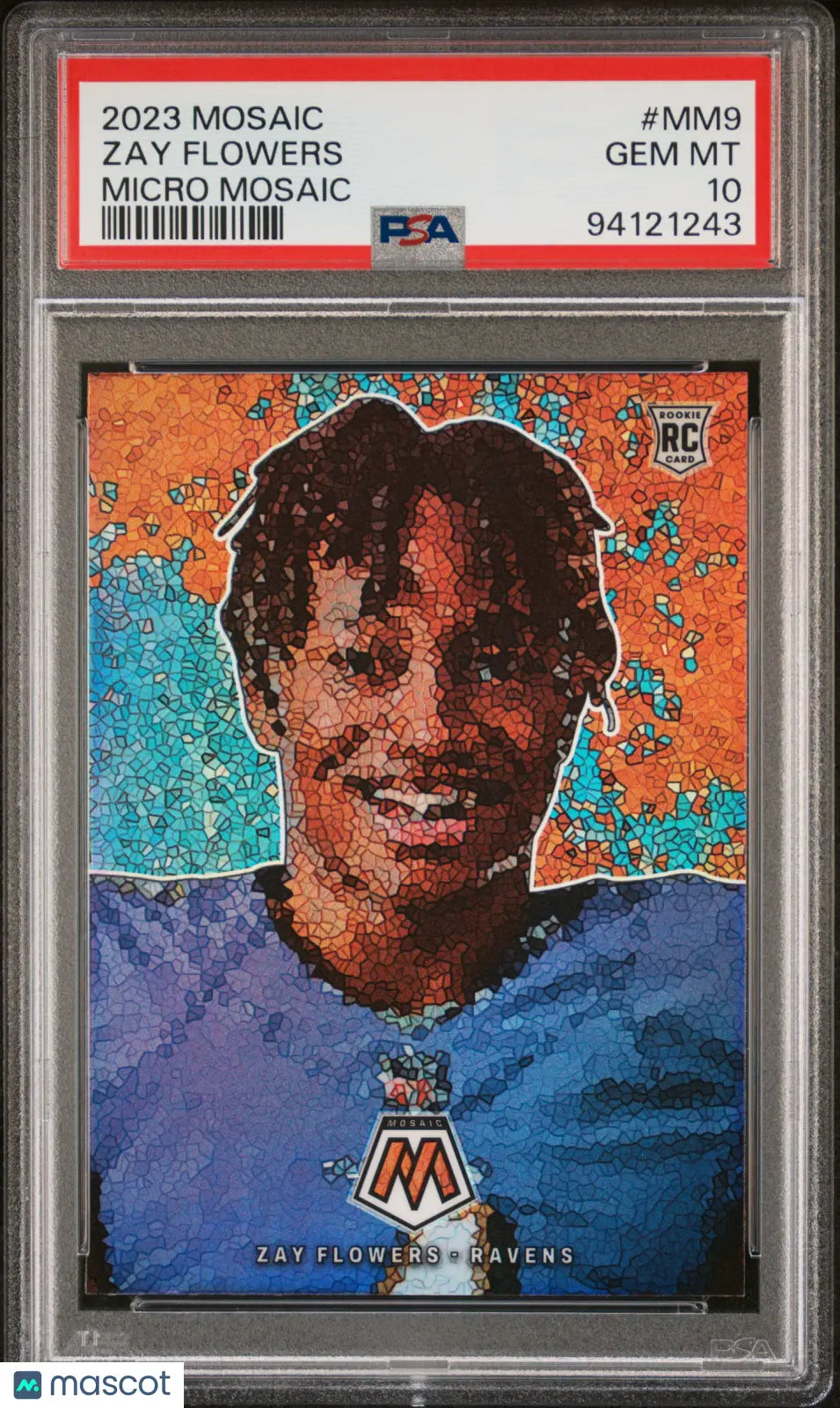 2023 Panini Mosaic Micro Mosaic Zay Flowers #MM9 PSA 10 
