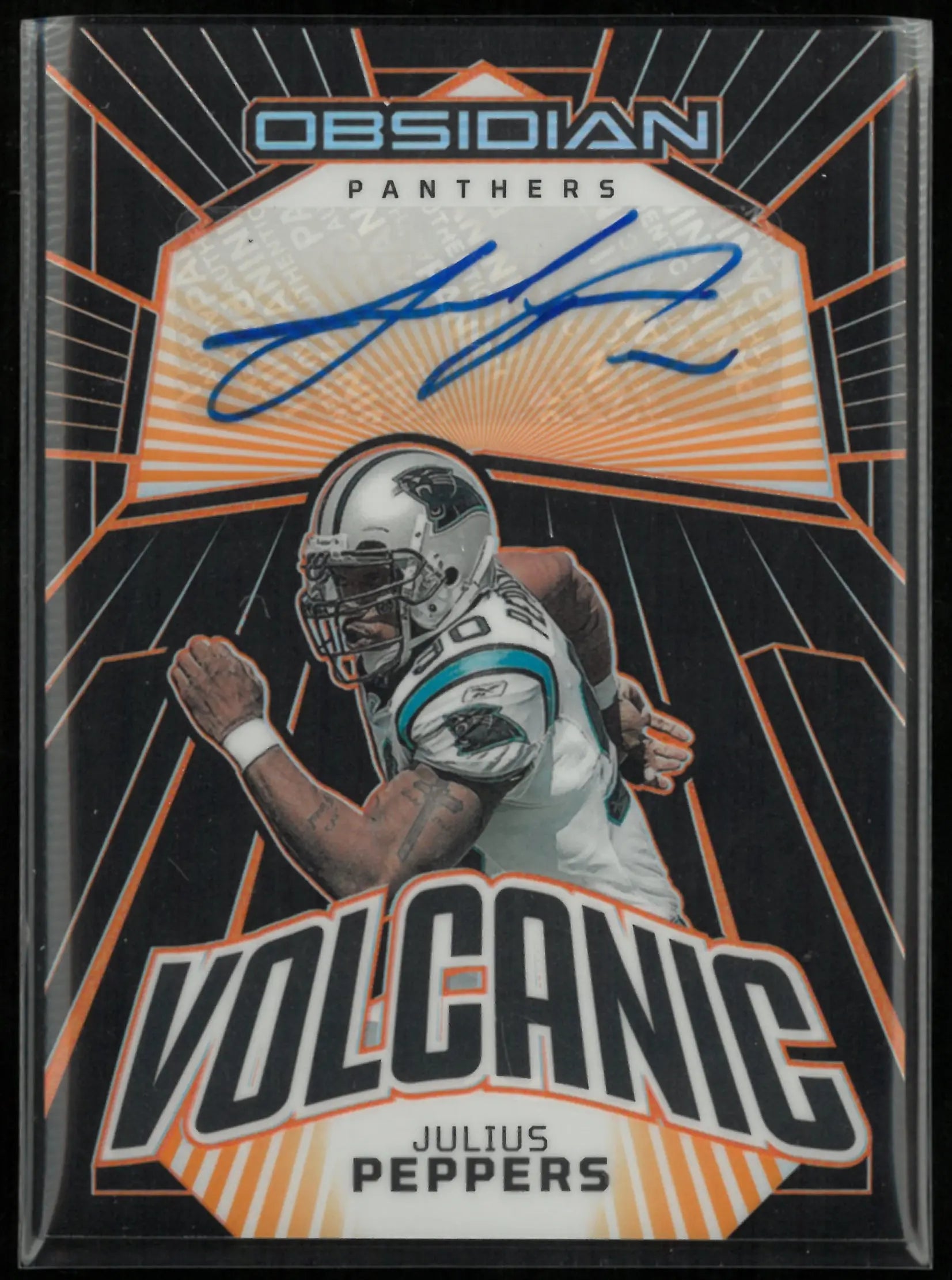 2023 Panini Obsidian Volcanic Autograph Julius Peppers Auto /49 