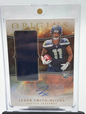 2023 Panini Origins Rookie Patch Autograph Jaxon Smith-Njigba Auto RC 