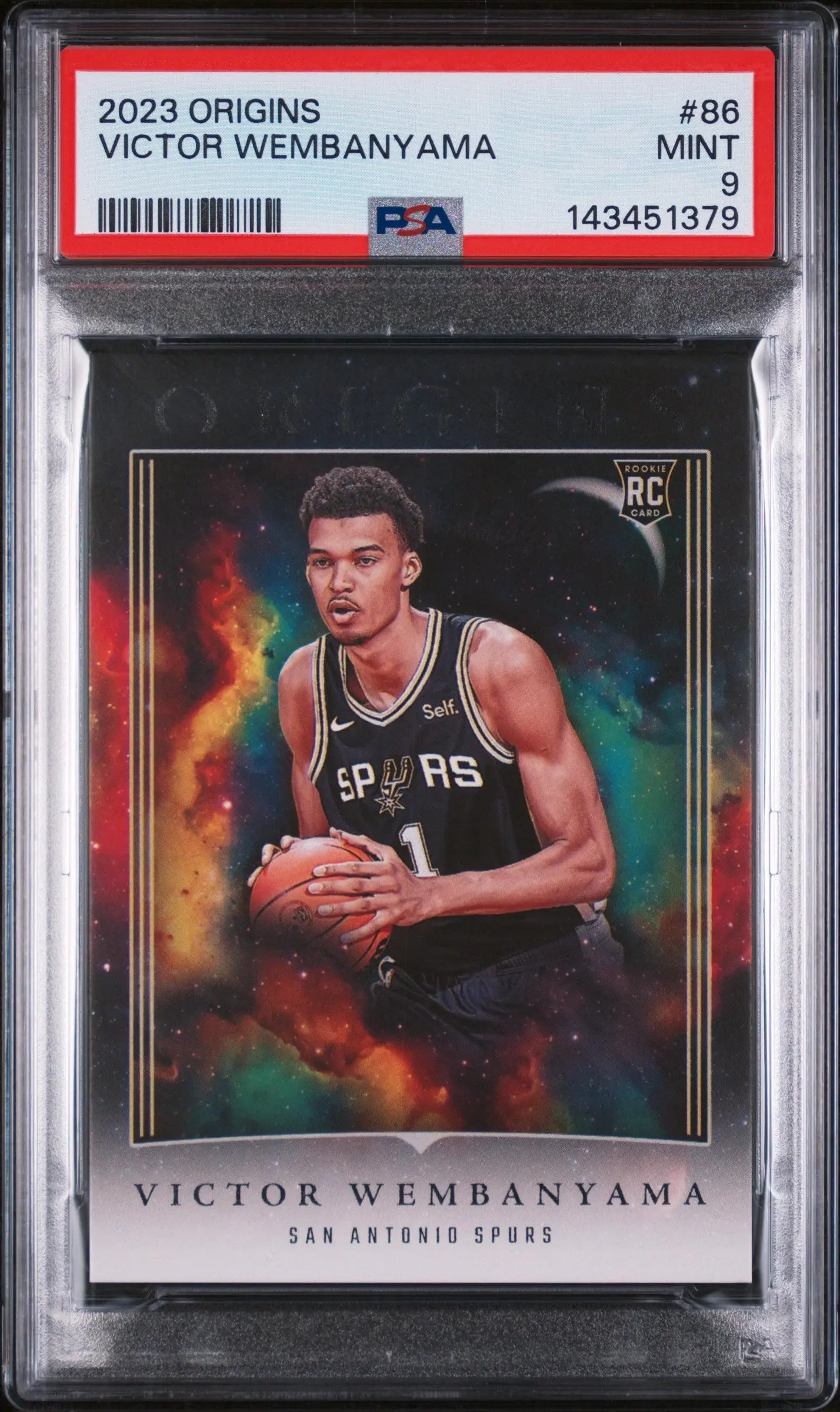 2023 Panini Origins Rookie Victor Wembanyama RC PSA 9 