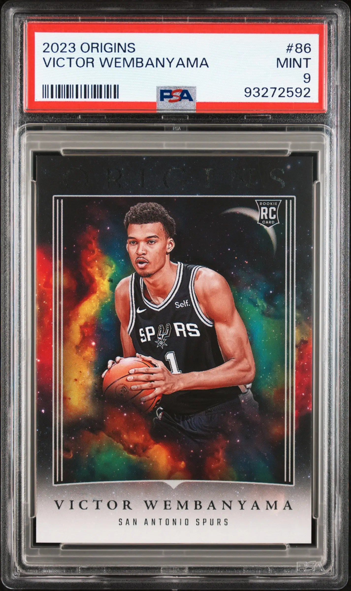2023 Panini Origins Rookie Victor Wembanyama RC PSA 9 