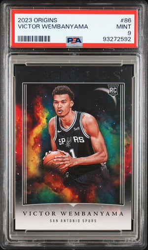 2023 Panini Origins Rookie Victor Wembanyama RC PSA 9 