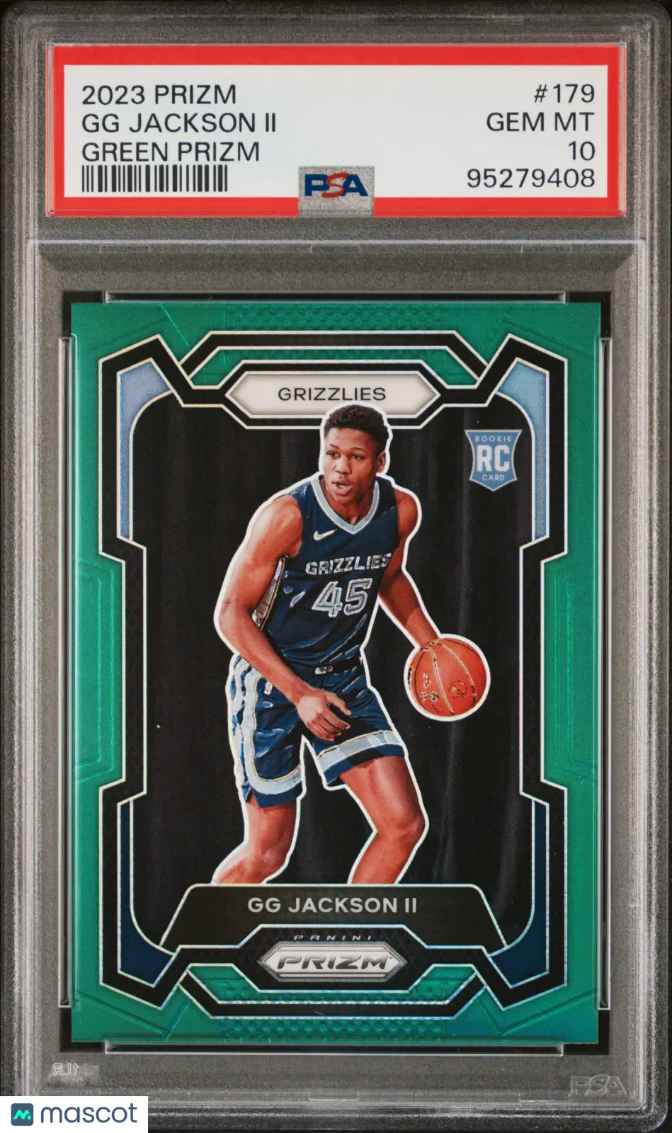2023 Panini Prizm Basketball GG Jackson II RC Rookie Green PSA 10 
