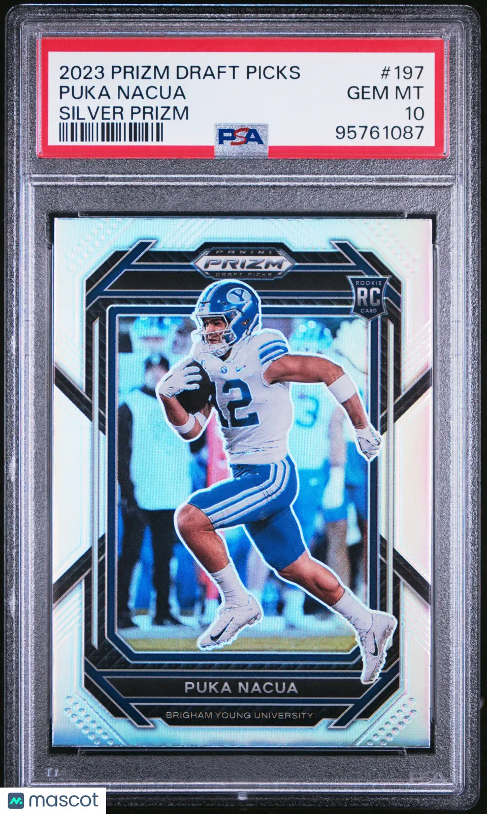 2023 Panini Prizm Draft Picks Puka Nacua #197 Silver PSA 10 