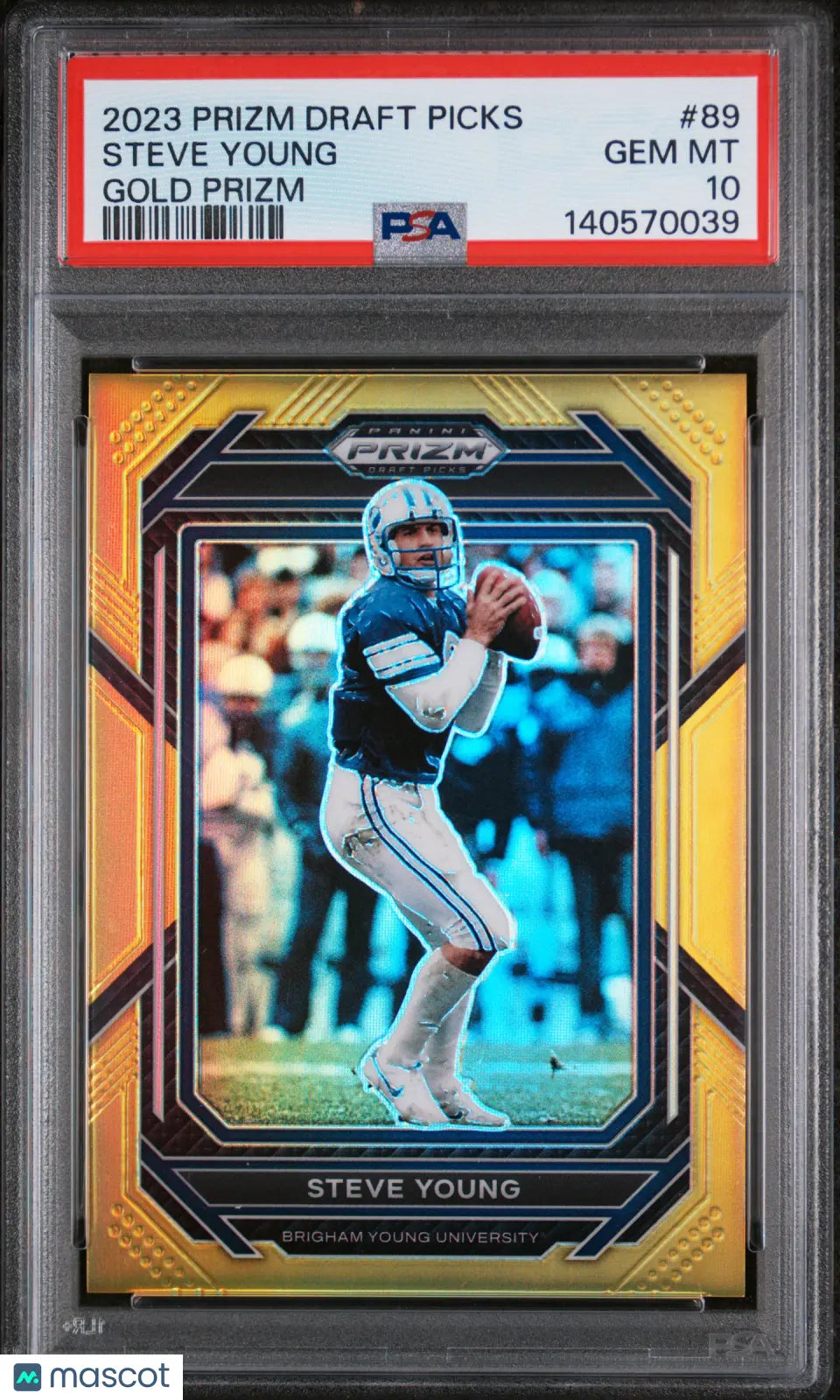 2023 Panini Prizm Draft Picks Steve Young Gold /10 PSA 10 