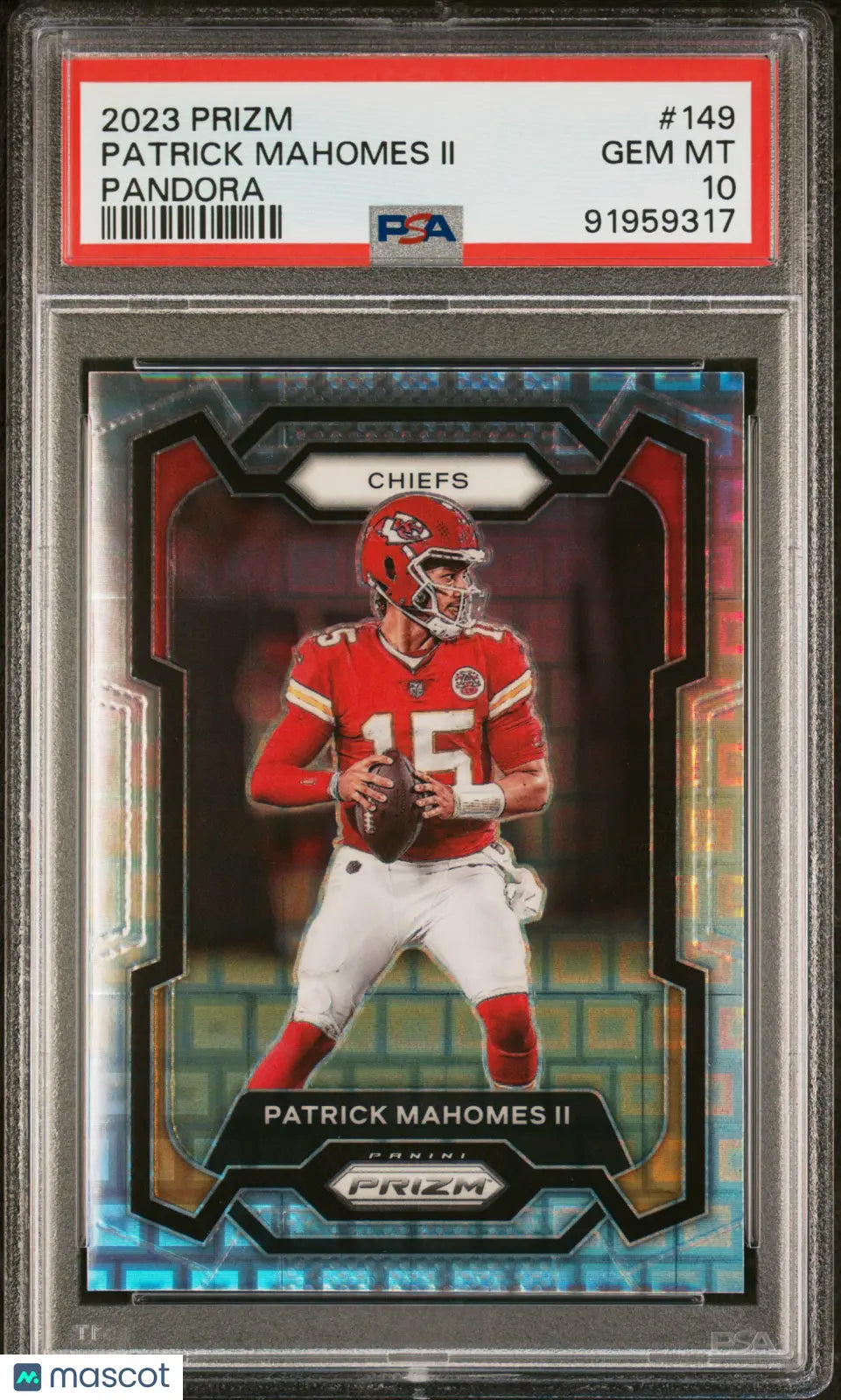 2023 Panini Prizm Football Patrick Mahomes II Pandora Prizm PSA 10 /400 