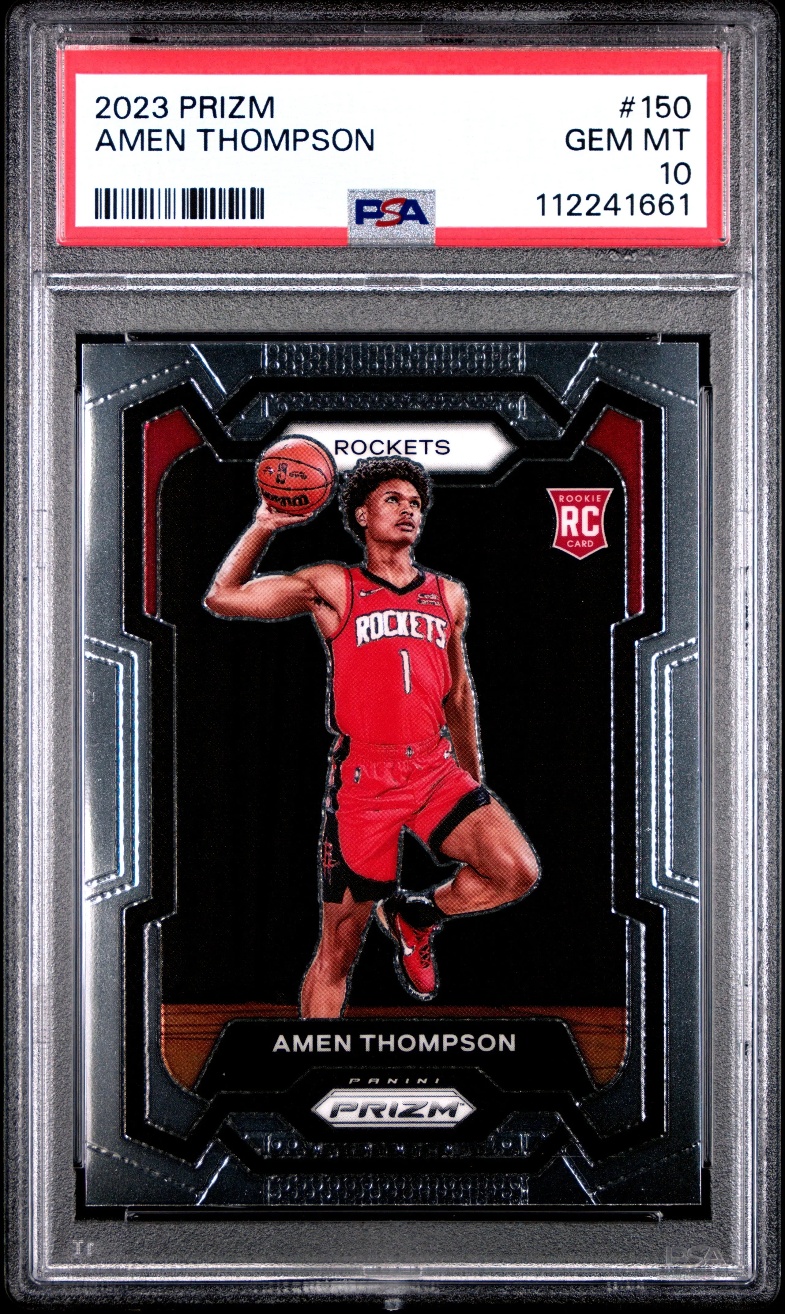 2023 Panini Prizm Rookie Amen Thompson RC PSA 10 