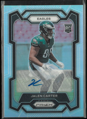 2023 Panini Prizm Rookie Autograph Jalen Carter Auto RC 