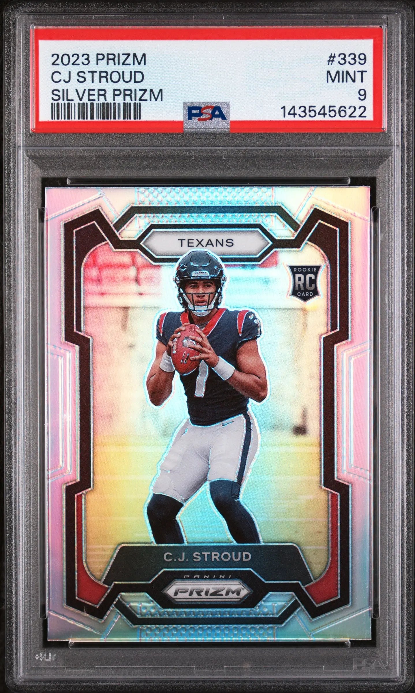 2023 Panini Prizm Rookie CJ Stroud Silver RC PSA 9 