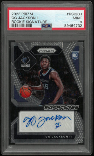 2023 Panini Prizm Rookie Signatures GG Jackson II PSA 9 