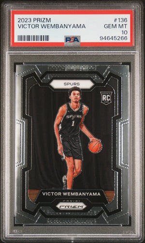 2023 Panini Prizm Rookie Victor Wembanyama RC PSA 10 