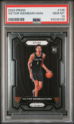 2023 Panini Prizm Rookie Victor Wembanyama RC PSA 10 