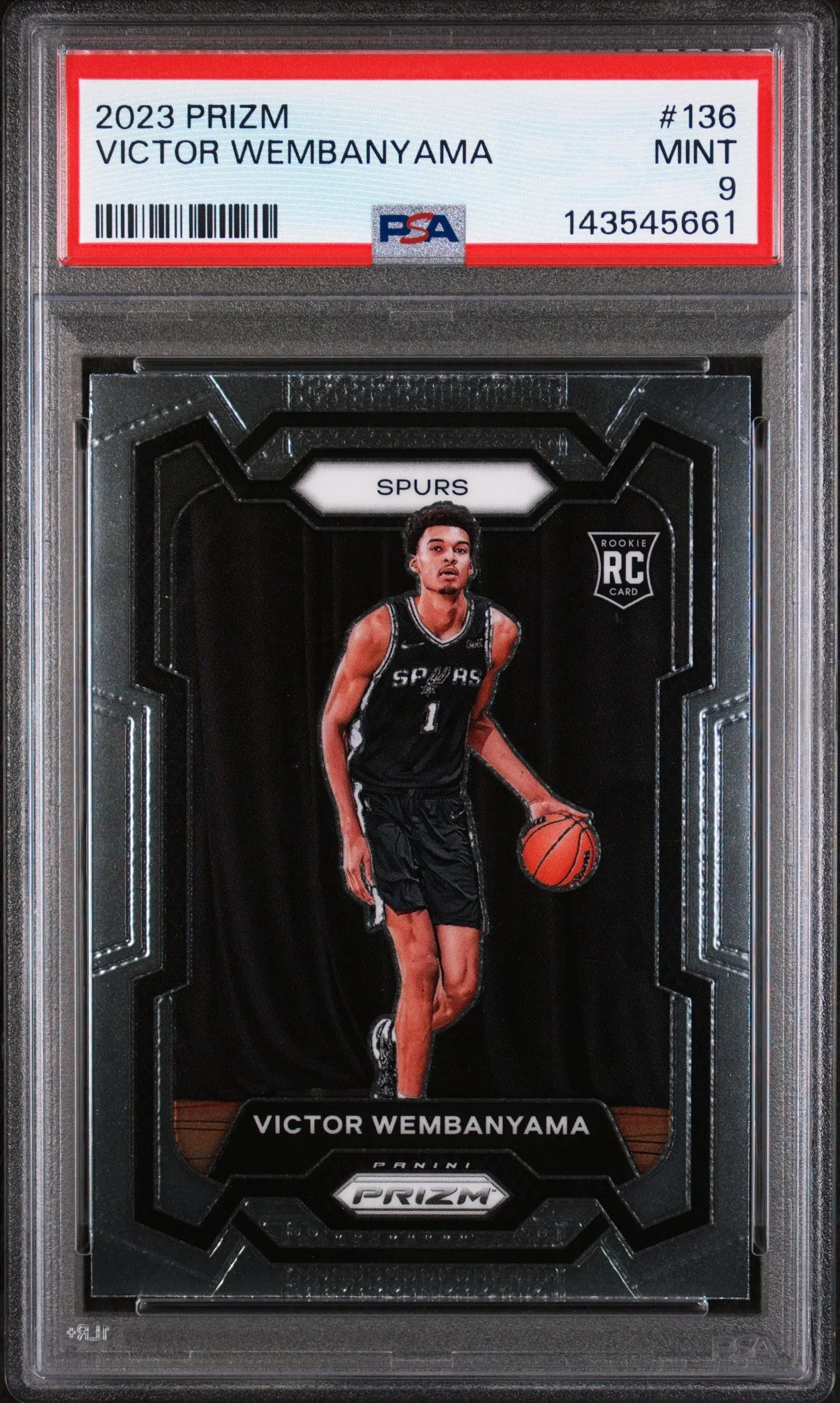 2023 Panini Prizm Rookie Victor Wembanyama RC PSA 9 