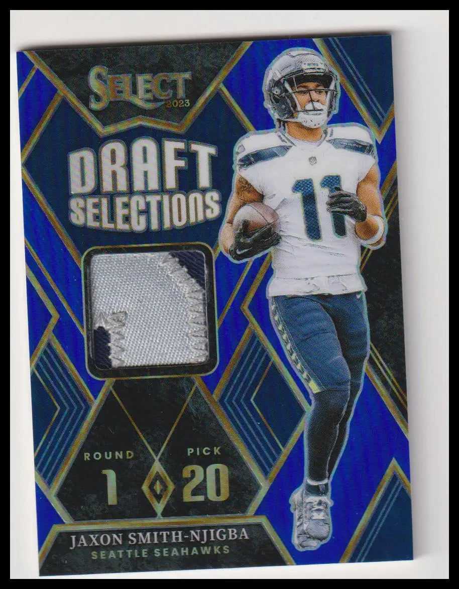 2023 Panini Select Draft Selections Rookie Patch Jason Smith-Njigba Blue /35 RC 