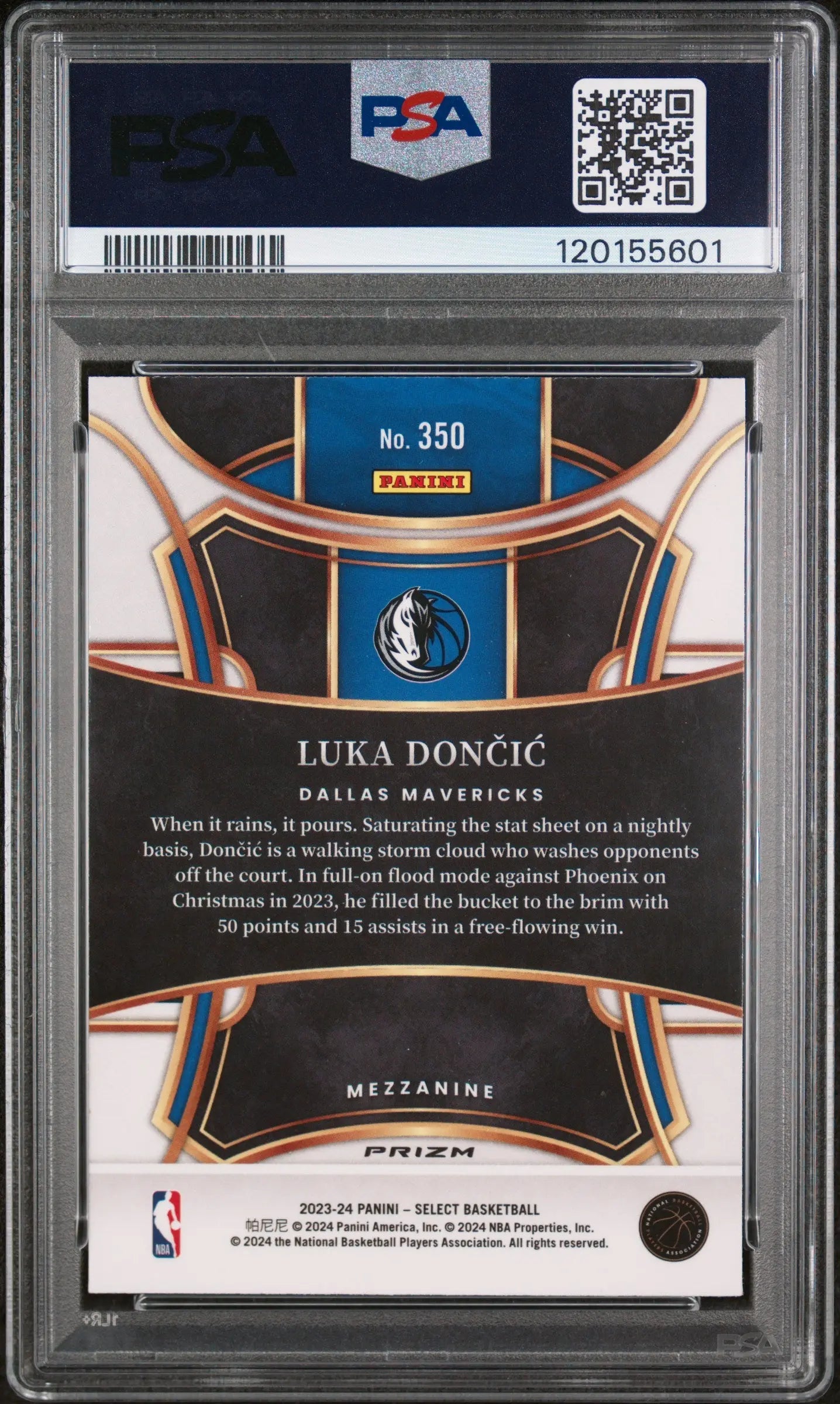 NBA カード Select Luka Doncic RC PSA9 NBA カード Select Luka Doncic RC PSA9