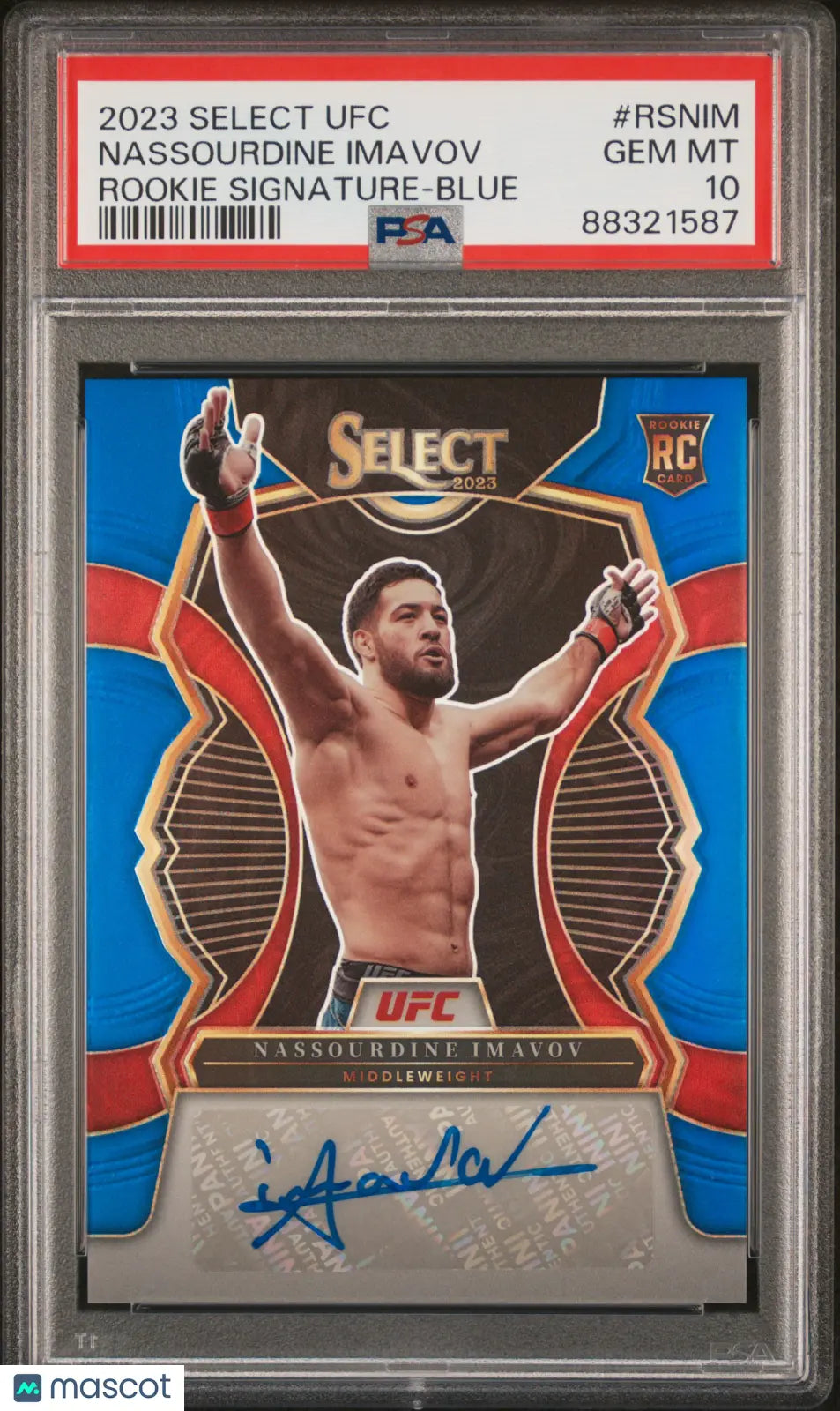 ufc graded cards Gilbert Durinho Burns Signed Panini XR Card Slabbed Beckett BAS a Goldin | The Global Go-To