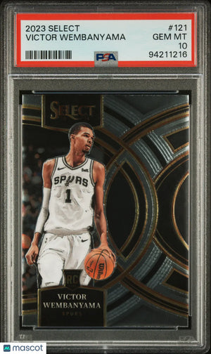 2023 Panini Select Victor Wembanyama RC Rookie #121 PSA 10 