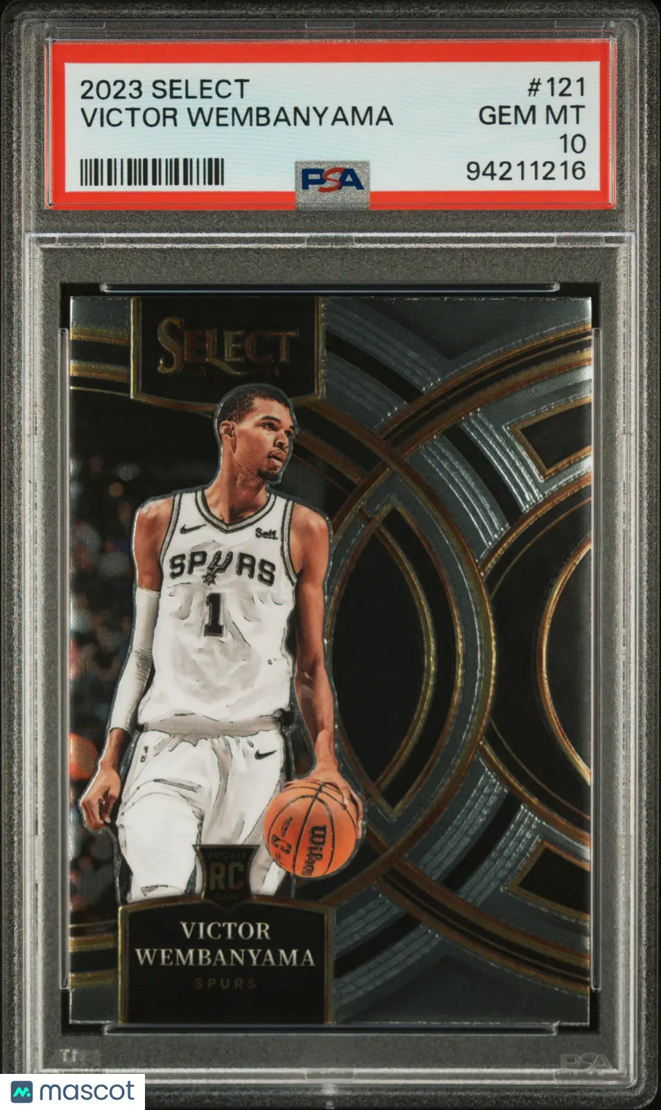 2023 Panini Select Victor Wembanyama RC Rookie #121 PSA 10 