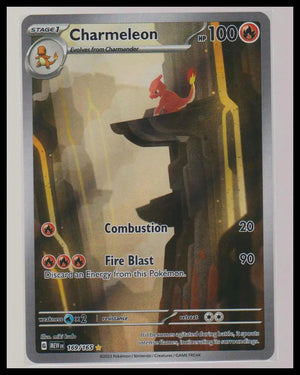 2023 Pokemon 151 Charmeleon Illustration Rare 169/165 