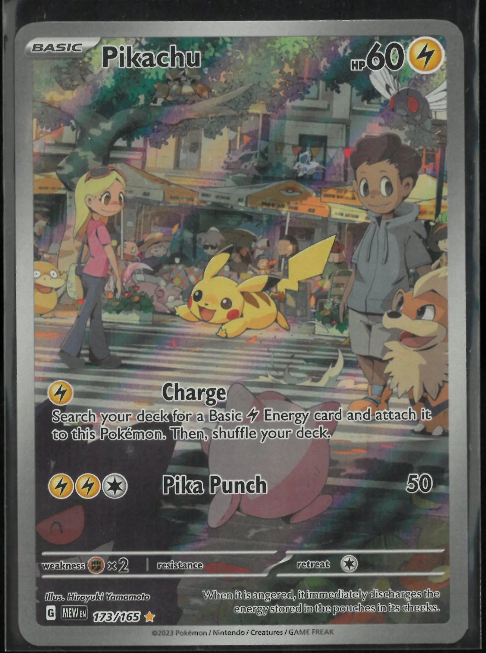 2023 Pokemon 151 Pikachu Illustration Rare 173/165 