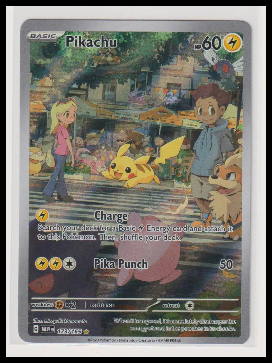 2023 Pokemon 151 Pikachu Illustration Rare 173/165 