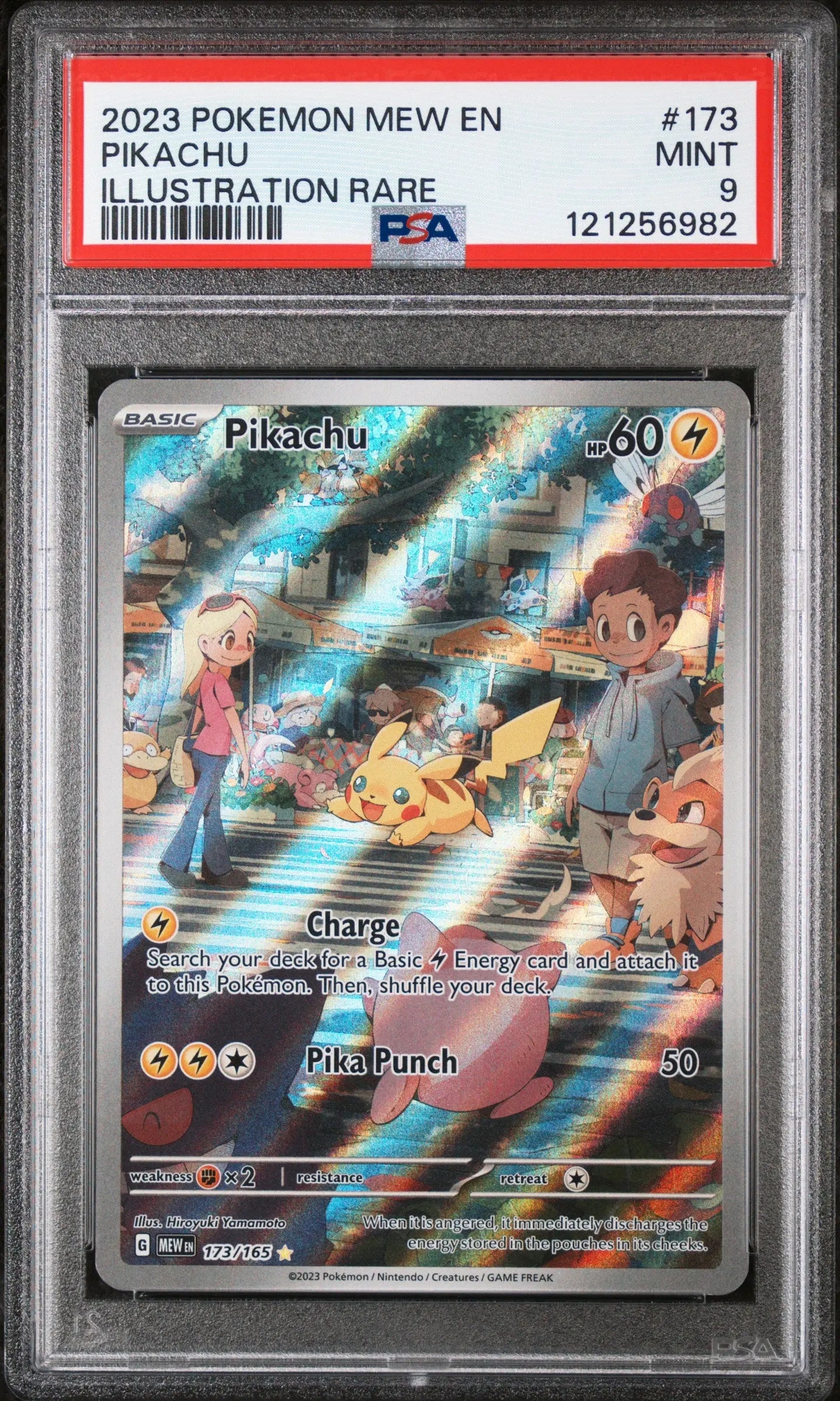 2023 Pokemon 151 Pikachu Illustration Rare 173/165 PSA 9 