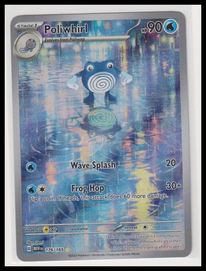 2023 Pokemon 151 Poliwhirl Illustration Rare 176/165 