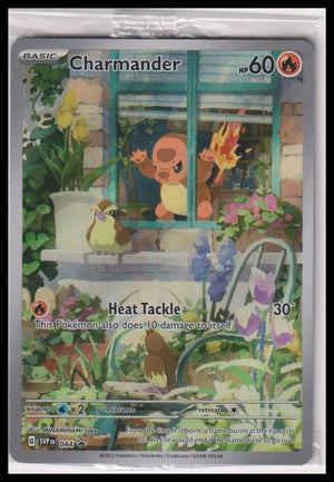 2023 Pokemon Black Star Promo Charmander 044 Obsidian Flame ETB Promo 