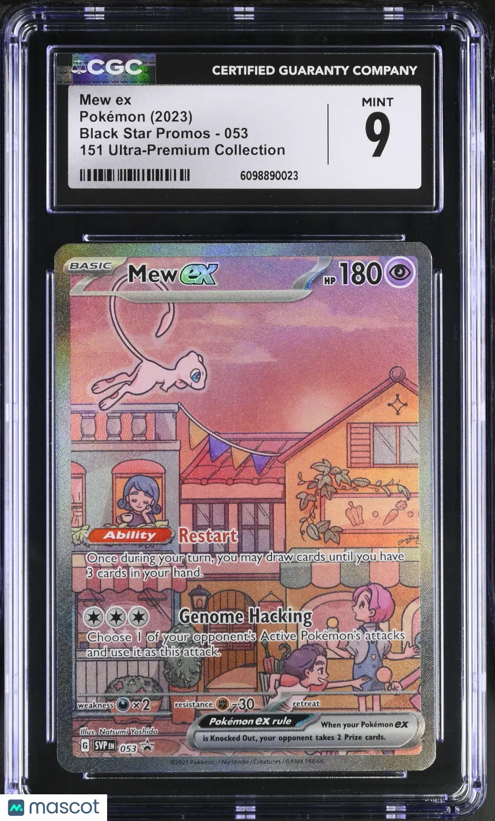2023 Pokemon Black Star Promos Mew ex 151 Ultra-Premium Collection CGC 9 #053 