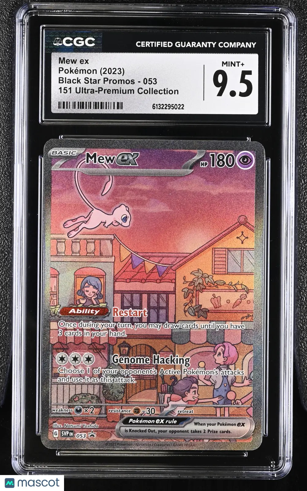 2023 Pokemon Black Star Promos Mew ex 151 Ultra-Premium Collection CGC 9.5 #053 