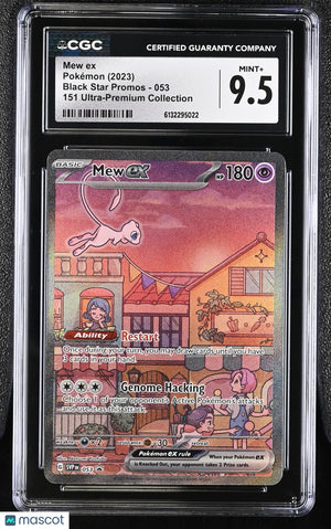 2023 Pokemon Black Star Promos Mew ex 151 Ultra-Premium Collection CGC 9.5 #053 