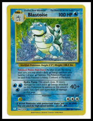 2023 Pokemon Classic Collection Blastoise 003/034 