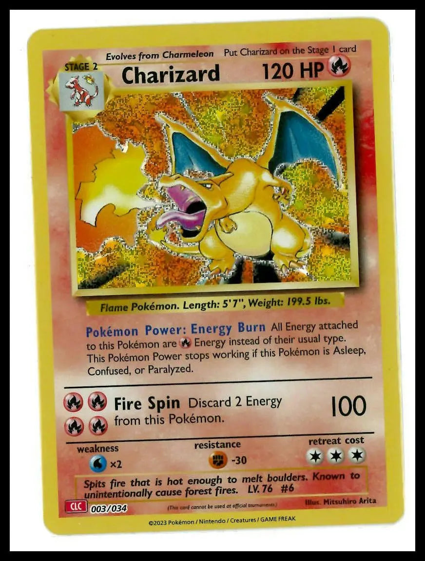 2023 Pokemon Classic Collection Charizard 003/034 