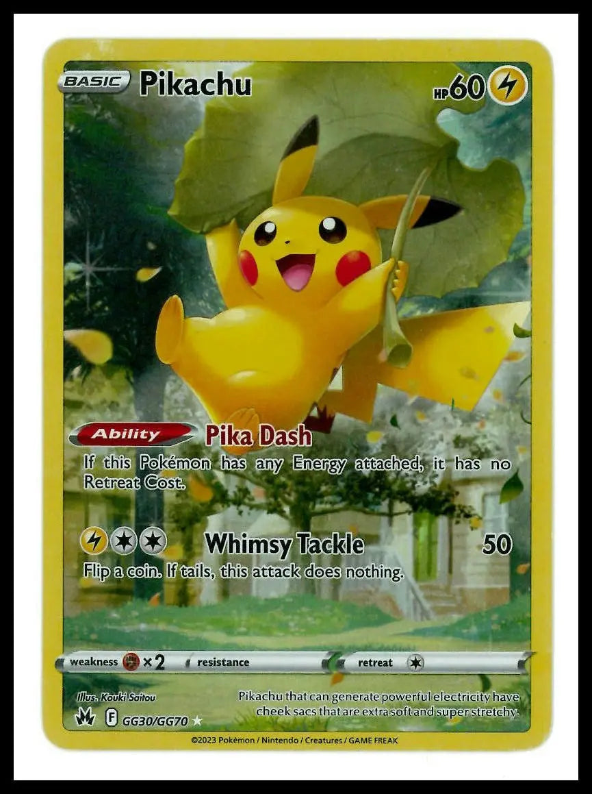 2023 Pokemon Crown Zenith Galarian Gallery Pikachu GG30/GG70 