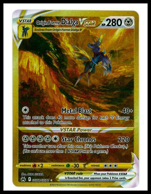 2023 Pokemon Crown Zenith Origin Forme Dialga VSTAR GG68/GG70 