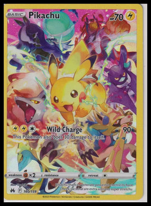 2023 Pokemon Crown Zenith Pikachu Secret 160/159 