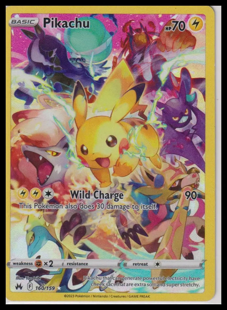 2023 Pokemon Crown Zenith Pikachu Secret 160/159 
