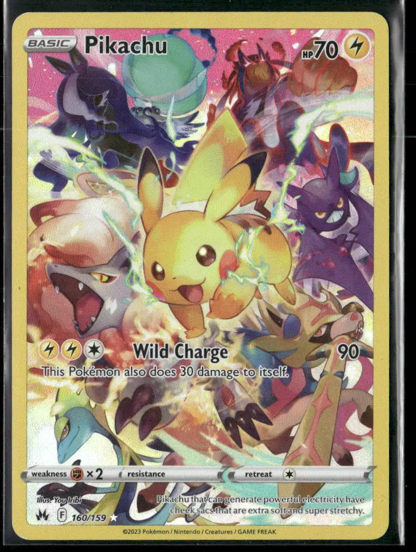 2023 Pokemon Crown Zenith Secret Rare Pikachu 160/159 