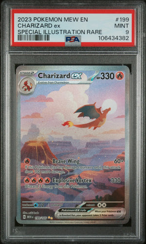 2023 Pokemon MEW 151 199/165 Charizard Ex Special Illustration Rare PSA 9 