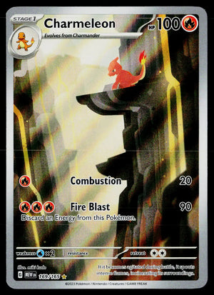 2023 Pokemon MEW 151 #169/165 Charmeleon Illustration Rare #A 