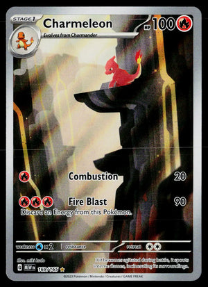 2023 Pokemon MEW 151 #169/165 Charmeleon Illustration Rare #B 