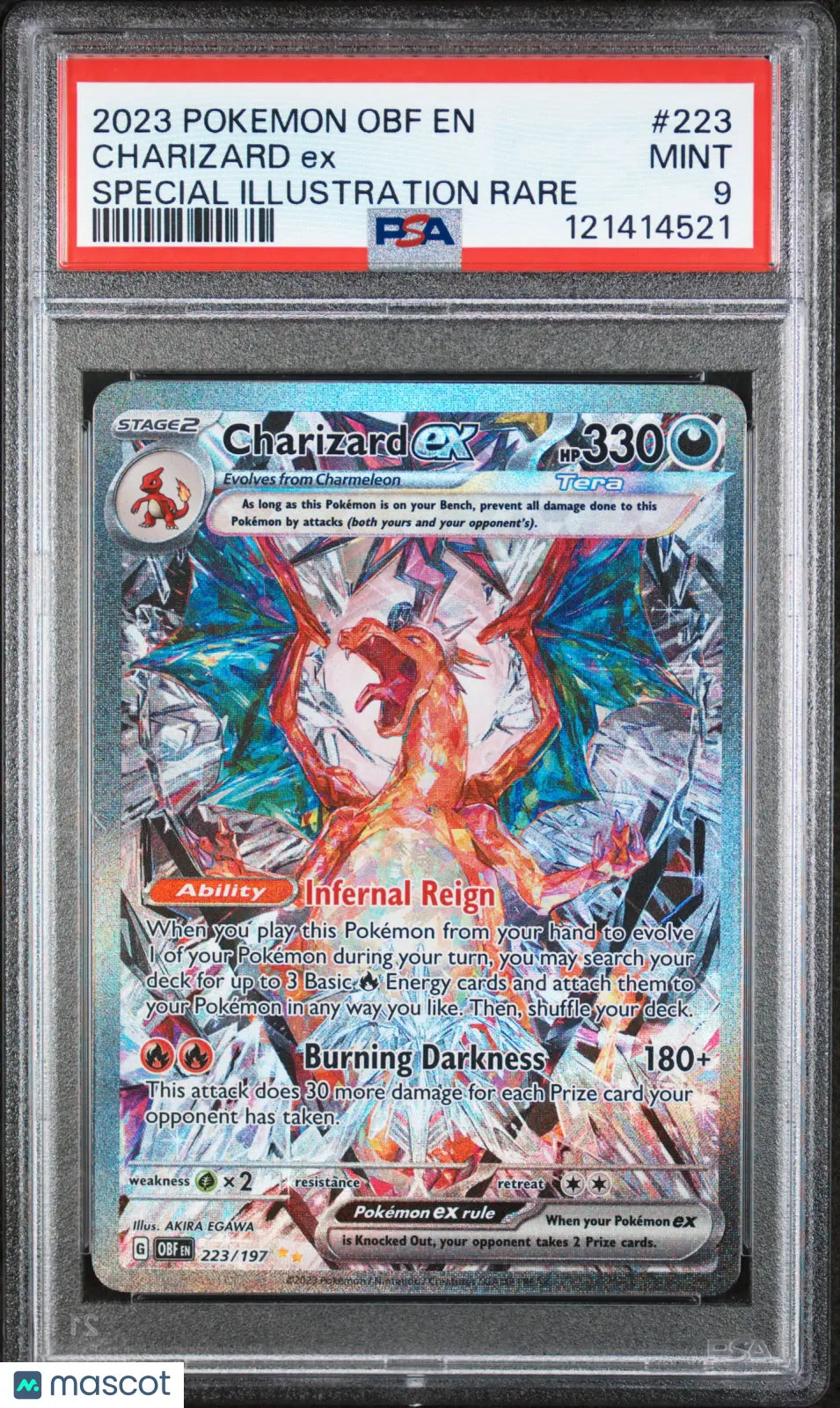 Buy 2023 Pokemon Obsidian Flames Charizard EX PSA 9 Card