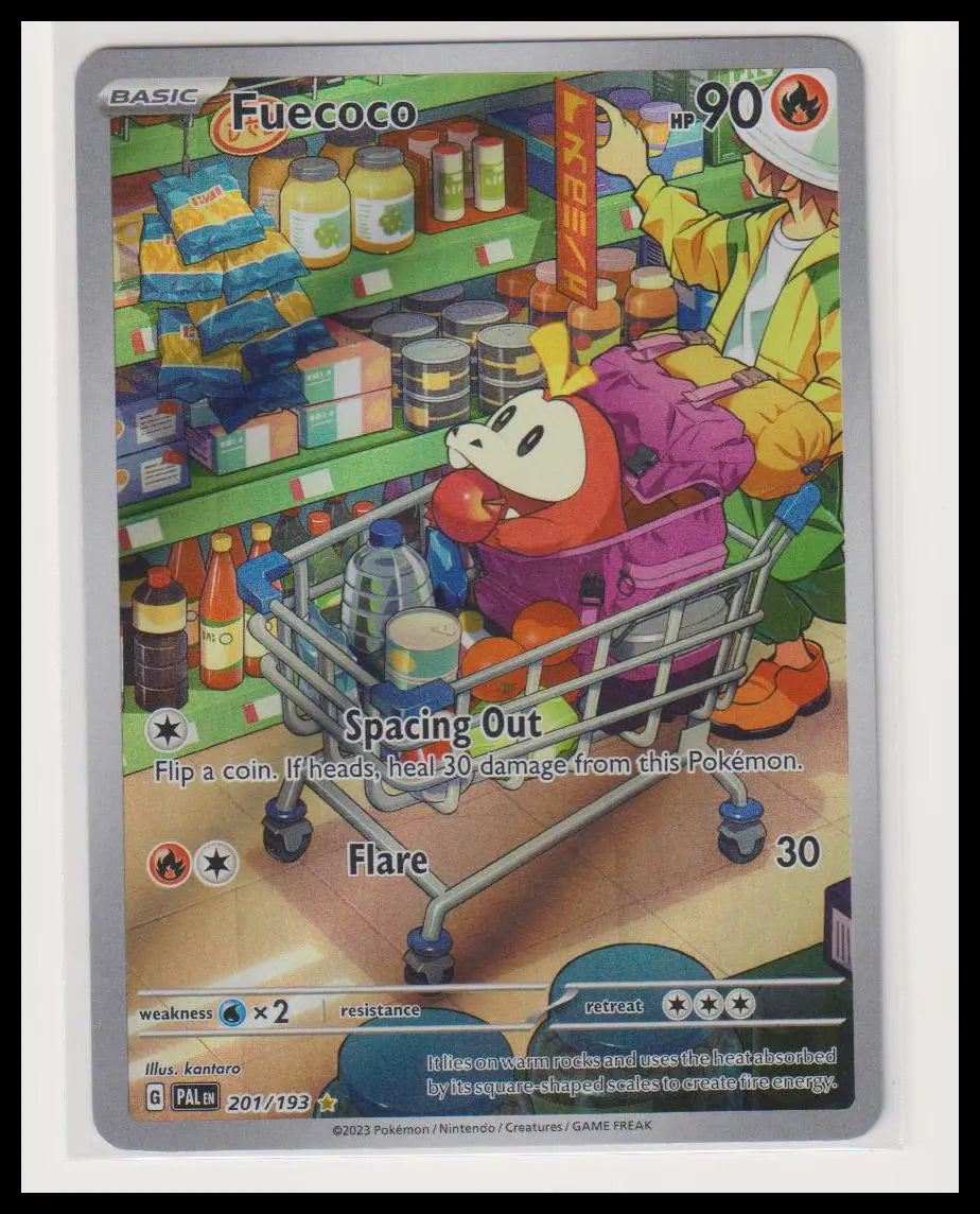 2023 Pokemon Paldea Evolved Fuecoco Illustration Rare 201/193 